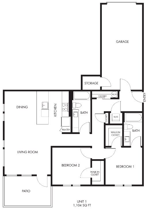 Anthology_Issaquah WA_Floor Plan_Garden 1_Two Bedroom Two Bathroom Anthology_Issaquah WA_Floor Plan_Garden 1_Two Bedroom Two Bathroom